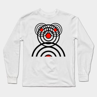 Circle Bear Awesome Design Long Sleeve T-Shirt